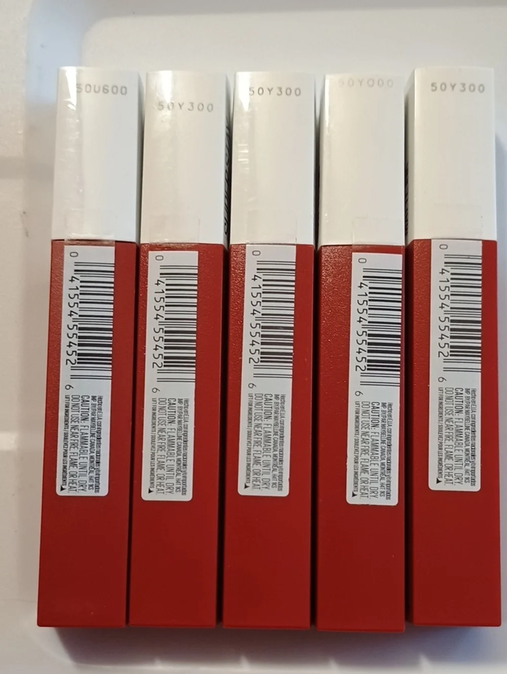 5 x Maybelline Matte Ink City Edition Liquid Lipstick, 117 Groundbreaker